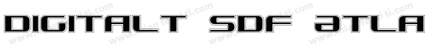 Digitalt SDF Atlas字体转换